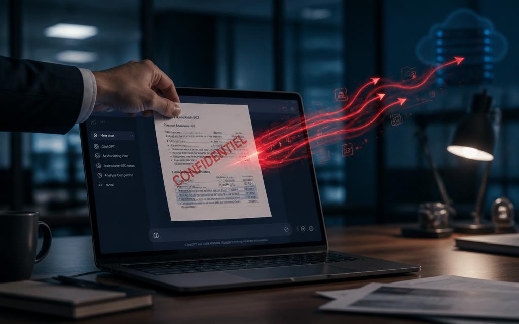 Document confidentiel transmis à une interface d'IA générative
